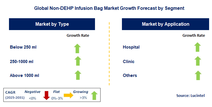 Non-DEHP Infusion Bag Market by Segment