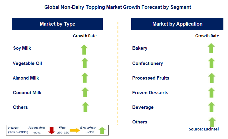 Non-Dairy Topping Market by Segment