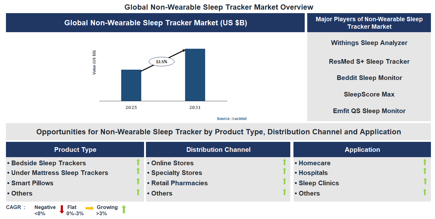 Non-Wearable Sleep Tracker Market Trends and Forecast
