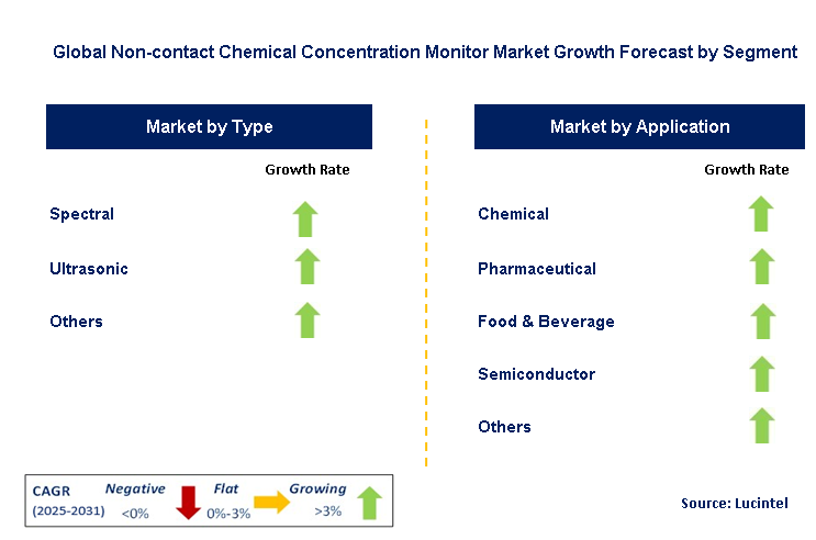 Non-contact Chemical Concentration Monitor Market by Segment