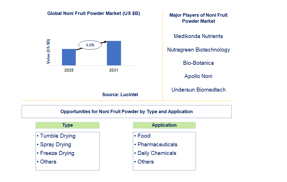 Noni Fruit Powder Market Trends and Forecast