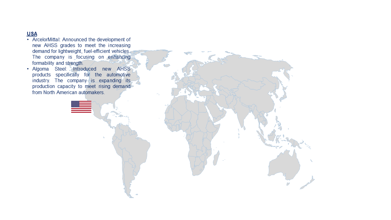 North American Automotive AHSS Market by Country