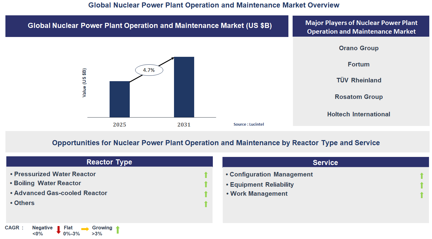 Nuclear Power Plant Operation and Maintenance Market Trends and Forecast