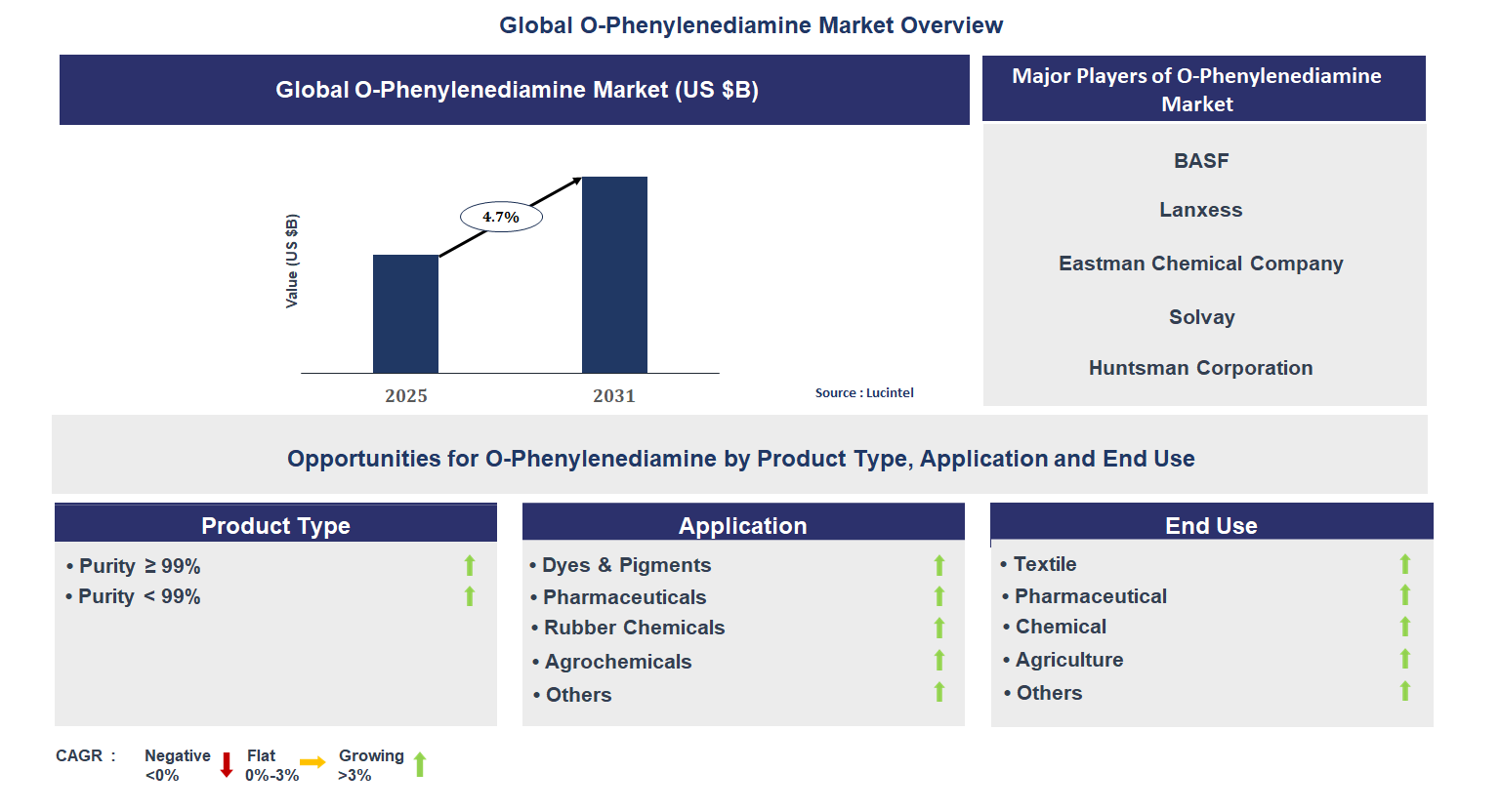 O-Phenylenediamine Market Trends and Forecast