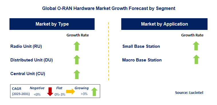 O-RAN Hardware Market by Segment