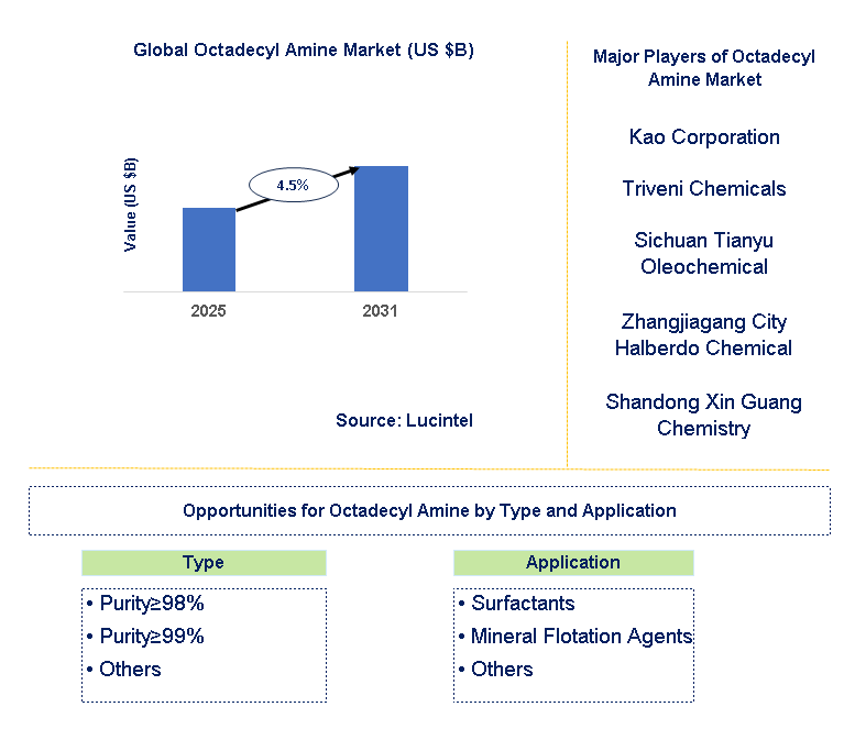 Octadecyl Amine Market Trends and Forecast