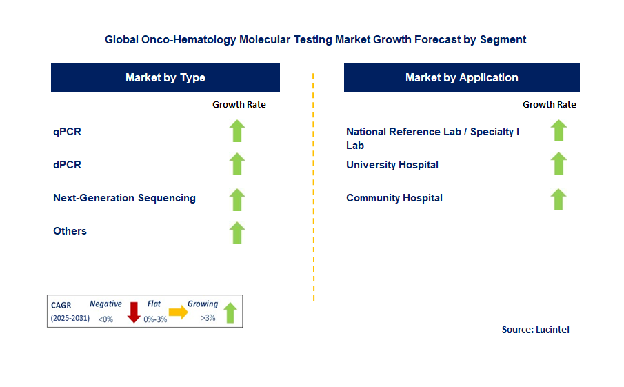 Onco-Hematology Molecular Testing Market by Segment