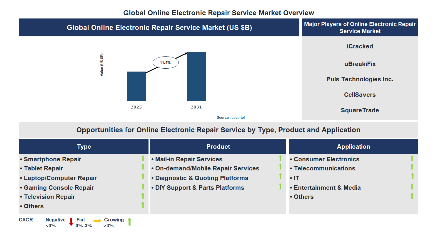 Online Electronic Repair Service Market Trends and Forecast