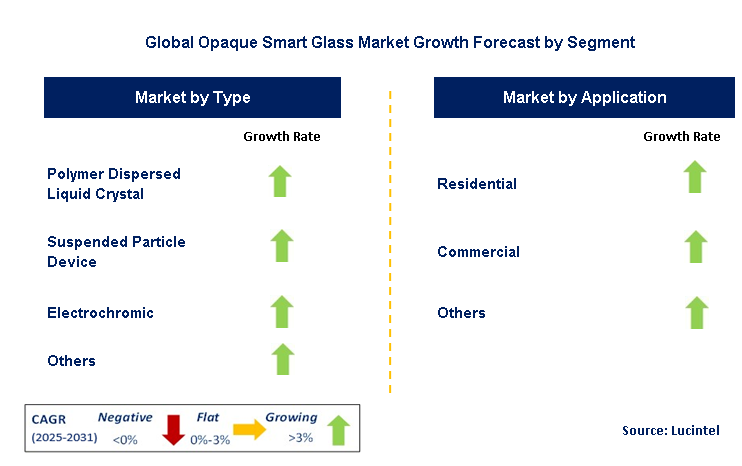 Opaque Smart Glass Market by Segment