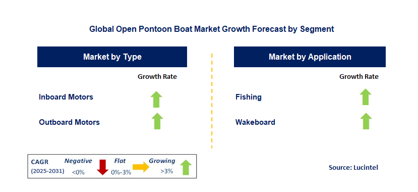 Open Pontoon Boat Market by Segment