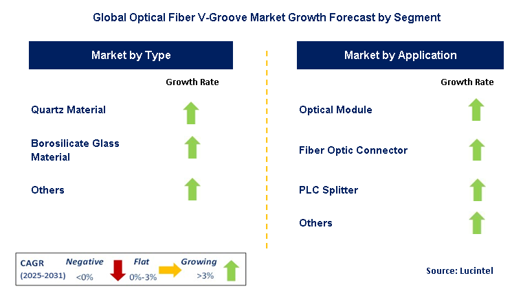 Optical Fiber V-Groove Market by Segment