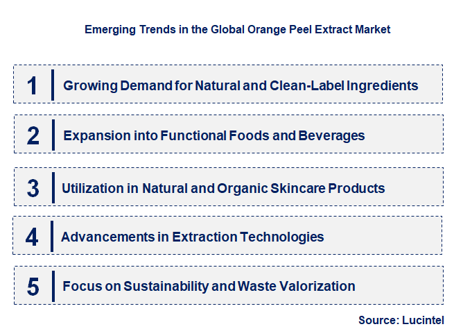Emerging Trends in the Orange Peel Extract Market