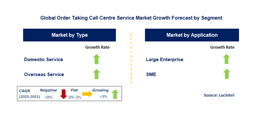 Order Taking Call Centre Service Market by Segment
