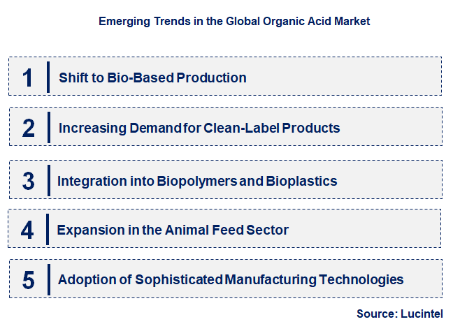Emerging Trends in the Organic Acid Market