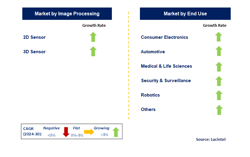 Organic CMOS Image Sensor by Segment