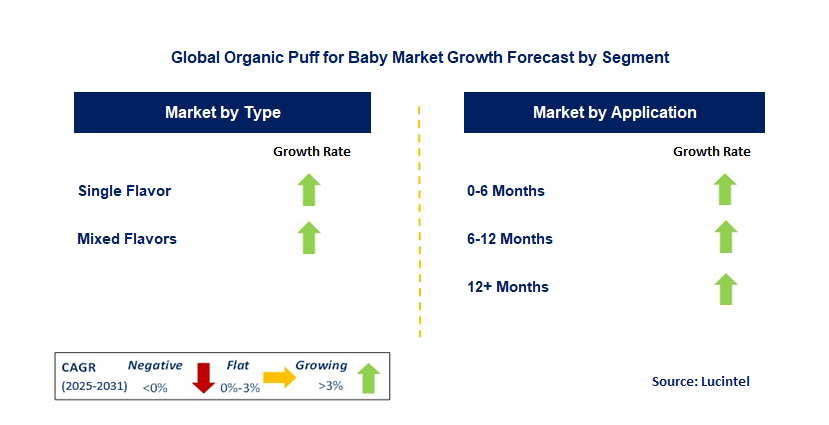 Organic Puff for Baby Market by Segment