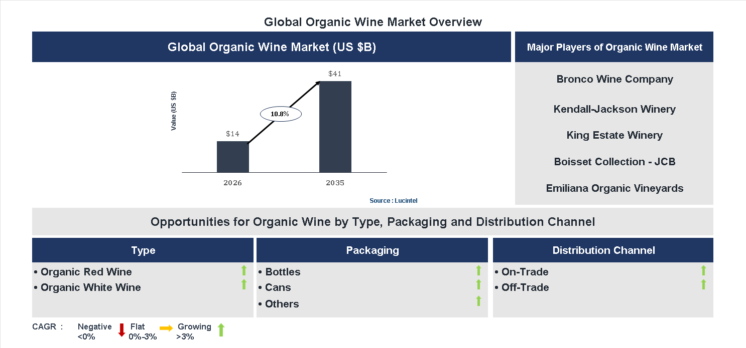 Organic Wine Market Trends and Forecast