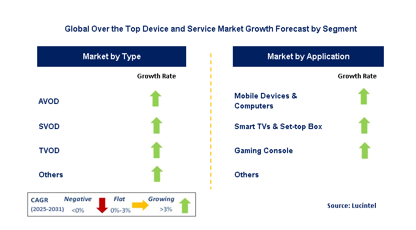 Over the Top Device and Service Market by Segment
