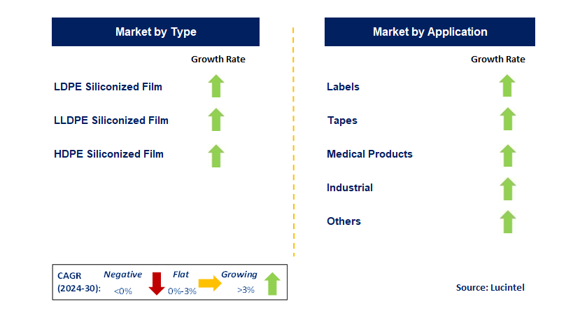 PE Substrate Siliconized Film by Segment