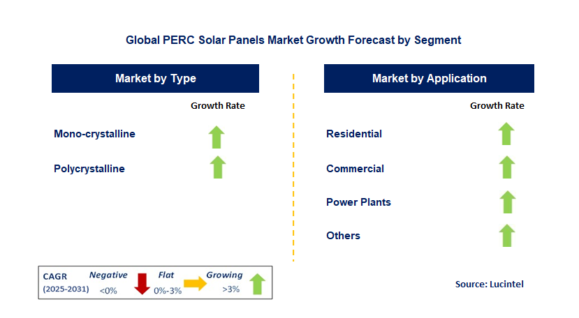 PERC Solar Panels Market by Segment