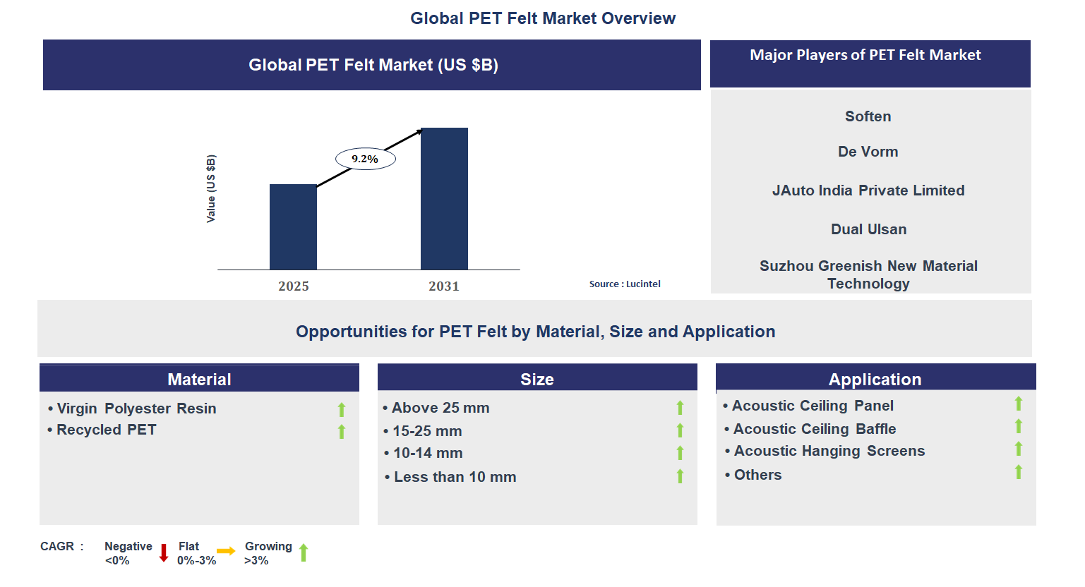 PET Felt Market Trends and Forecast