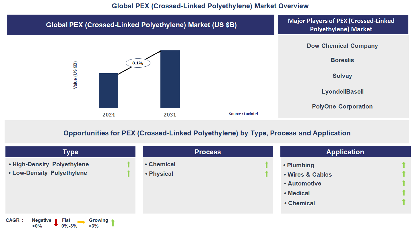 PEX (Crossed-Linked Polyethylene) Market Trends and Forecast