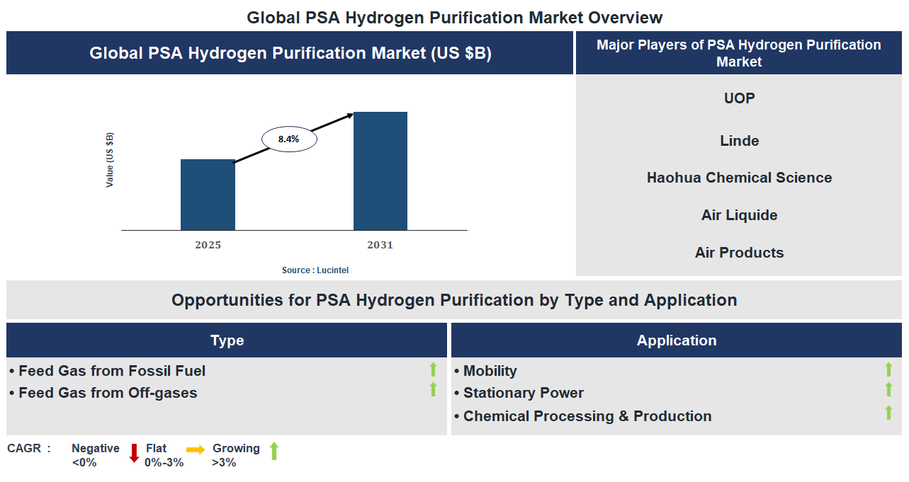 PSA Hydrogen Purification Market Trends and Forecast PSA Hydrogen Purification Market Trends and Forecast