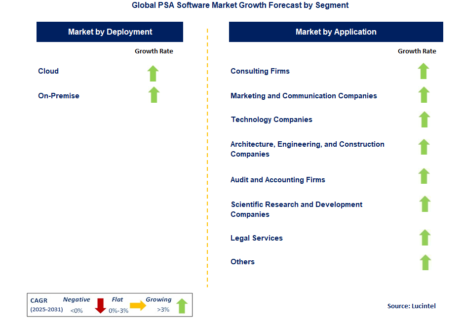 PSA Software Market by Segment