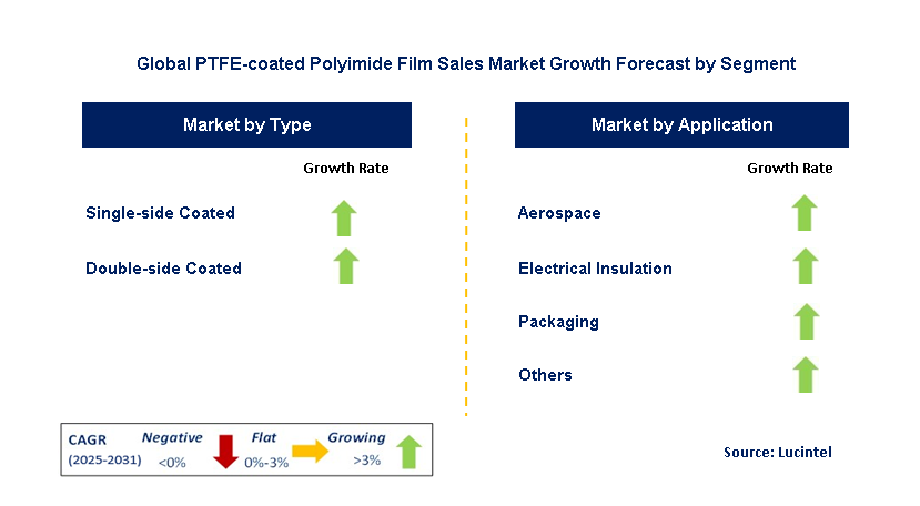 PTFE-coated Polyimide Film Sales Market by Segment