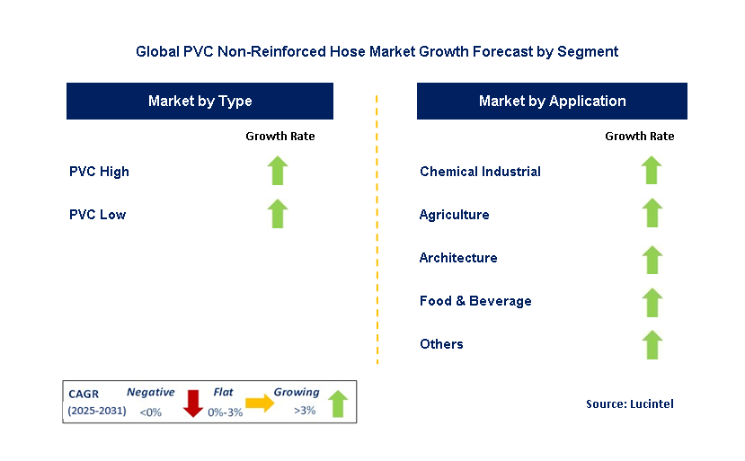 PVC Non-Reinforced Hose Market by Segment