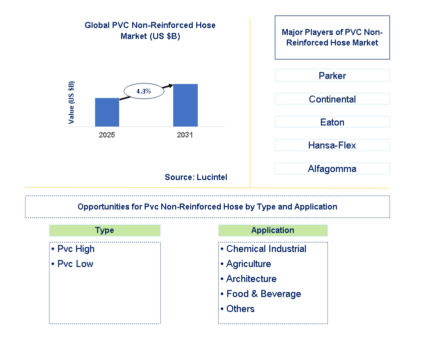 PVC Non-Reinforced Hose Market Trends and Forecast