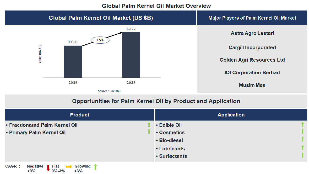Palm Kernel Oil Market Trends and Forecast