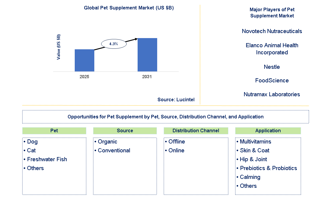 Pet Supplement Market Trends and Forecast