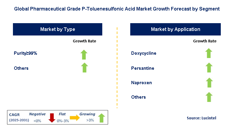 Pharmaceutical Grade P-Toluenesulfonic Acid Market by Segment