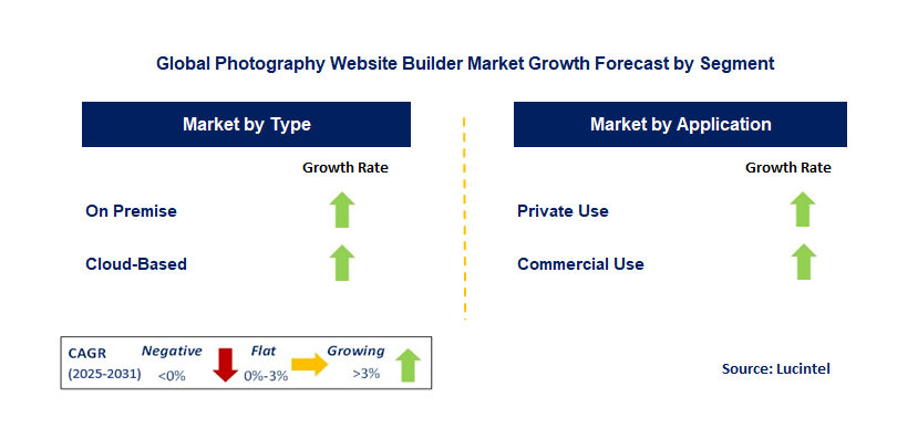 Photography Website Builder Market by Segment