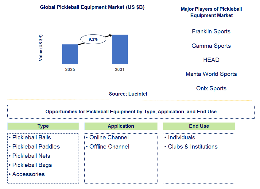 Pickleball Equipment Market Trends and Forecast