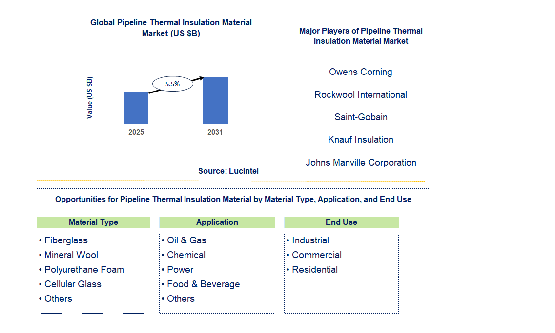 Pipeline Thermal Insulation Material Market Trends and Forecast