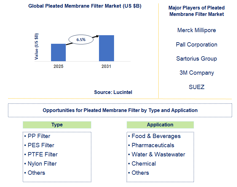 Pleated Membrane Filter Market Trends and Forecast