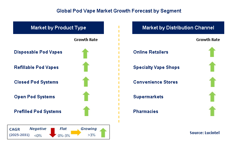 Pod Vape Market by Segment