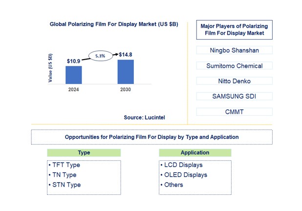 Polarizing Film for Display Market by Type and Application