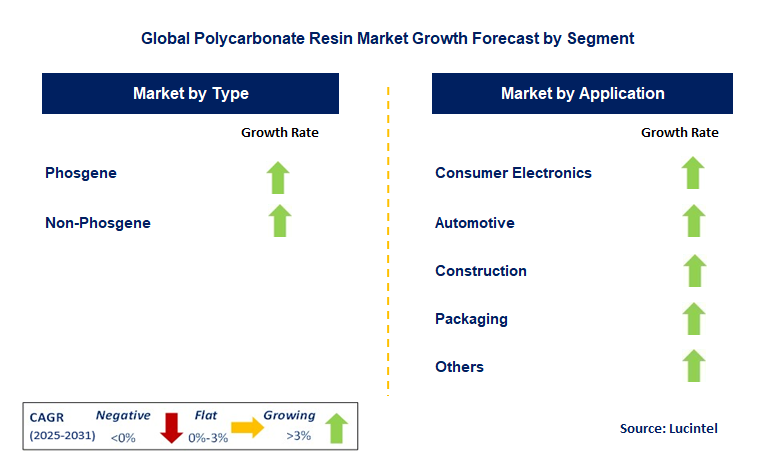 Polycarbonate Resin Market by Segment
