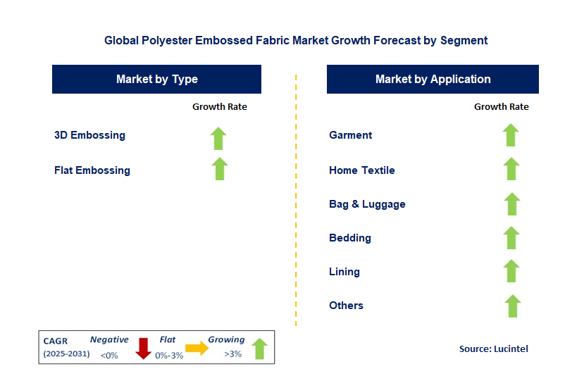 Polyester Embossed Fabric Market by Segment