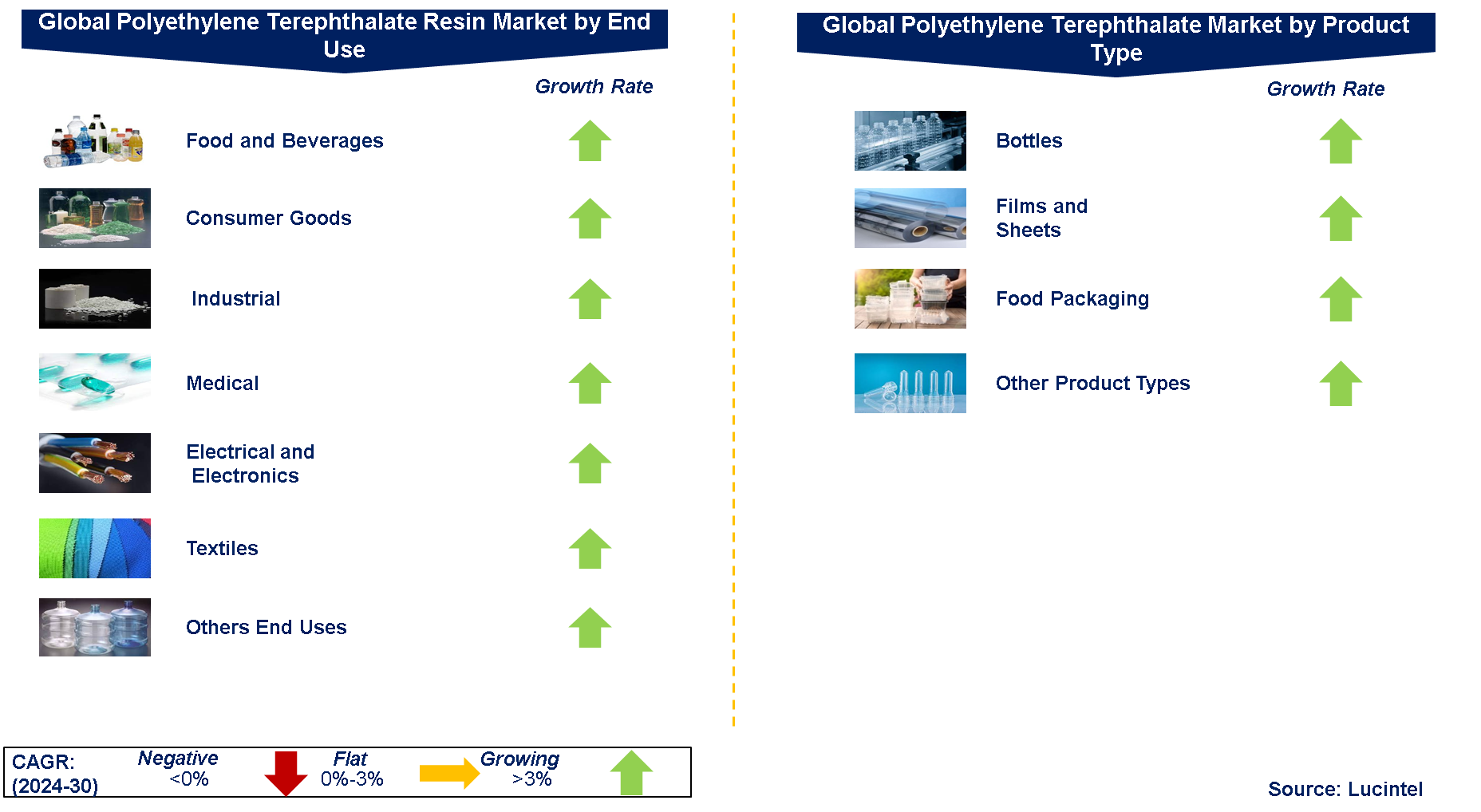 Polyethylene Terephthalate Resin Market by Segments
