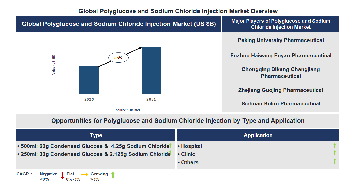 Polyglucose and Sodium Chloride Injection Market Trends and Forecast