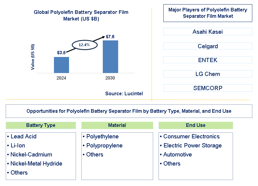 Polyolefin Battery Separator Film Trends and Forecast