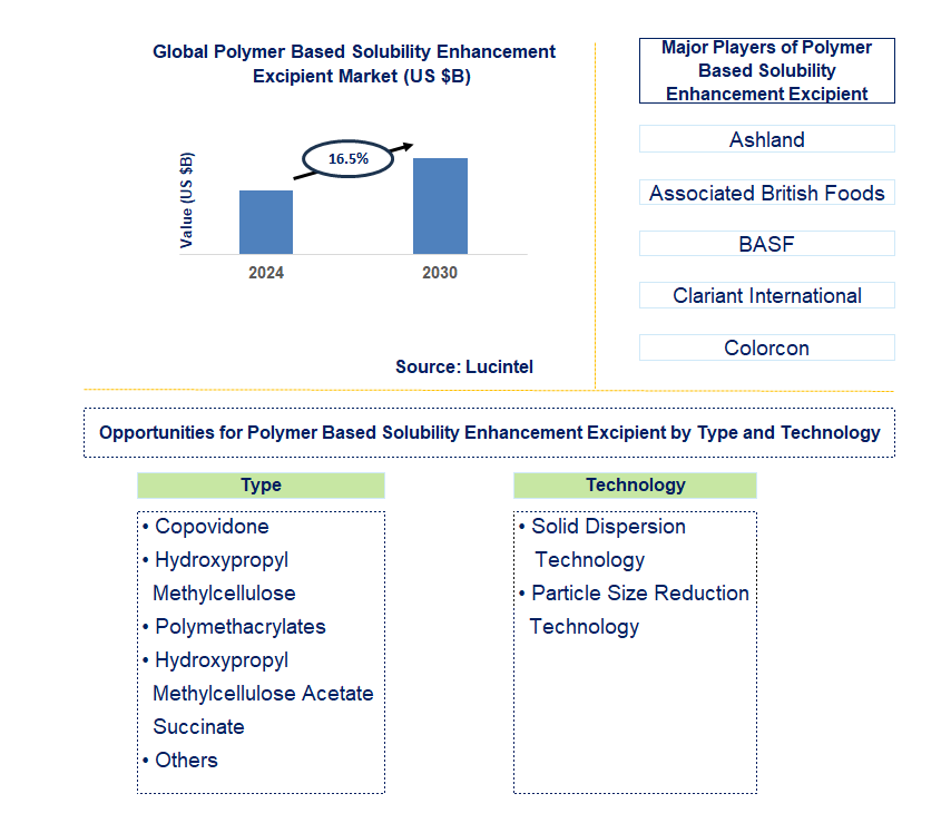 Polymer Based Solubility Enhancement Excipient Trends and Forecast