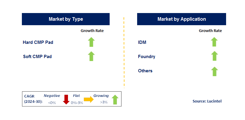 Polymer CMP Pad by Segment