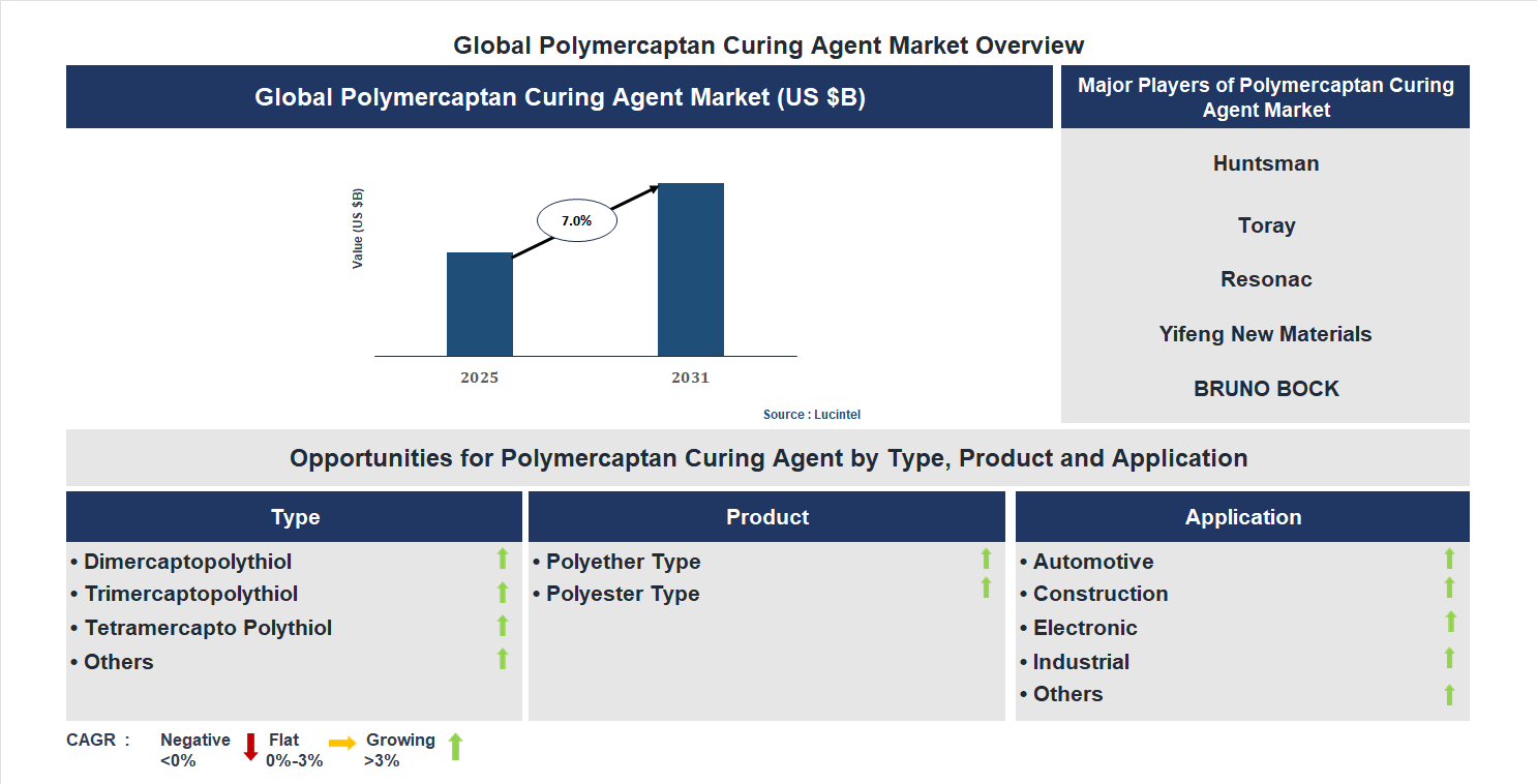 Polymercaptan Curing Agent Market Trends and Forecast