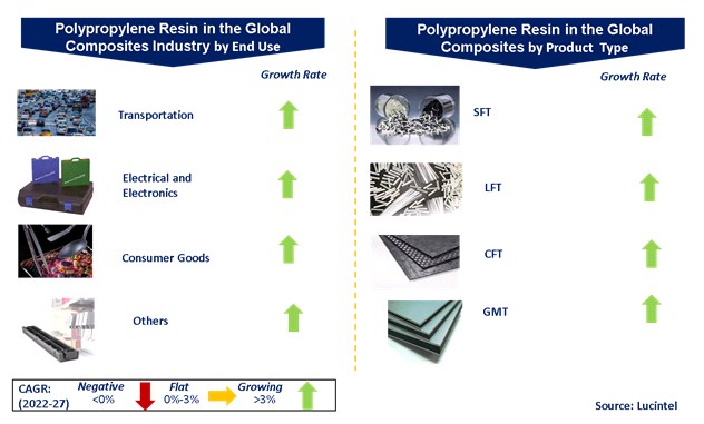 Polypropylene Resin in the Global Composites Industry by Segments