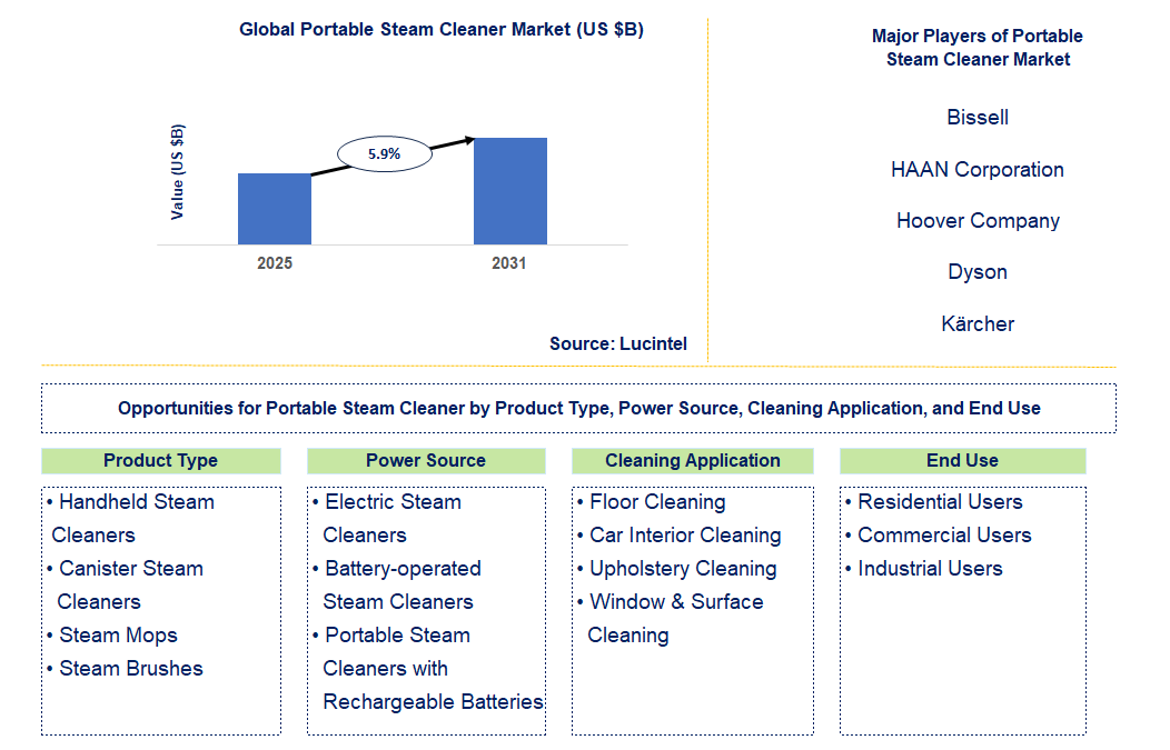 Portable Steam Cleaner Market Trends and Forecast